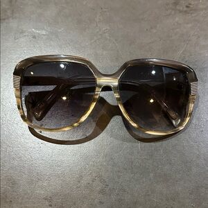 Marc Jacobs Gradient Black and Tan Sunglasses